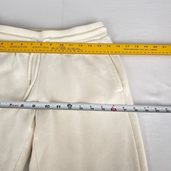 90 Degree Cream Jogger Sweatpants Workout Gym Stretch Drawstring Waist Women S - Picture 9 of 13